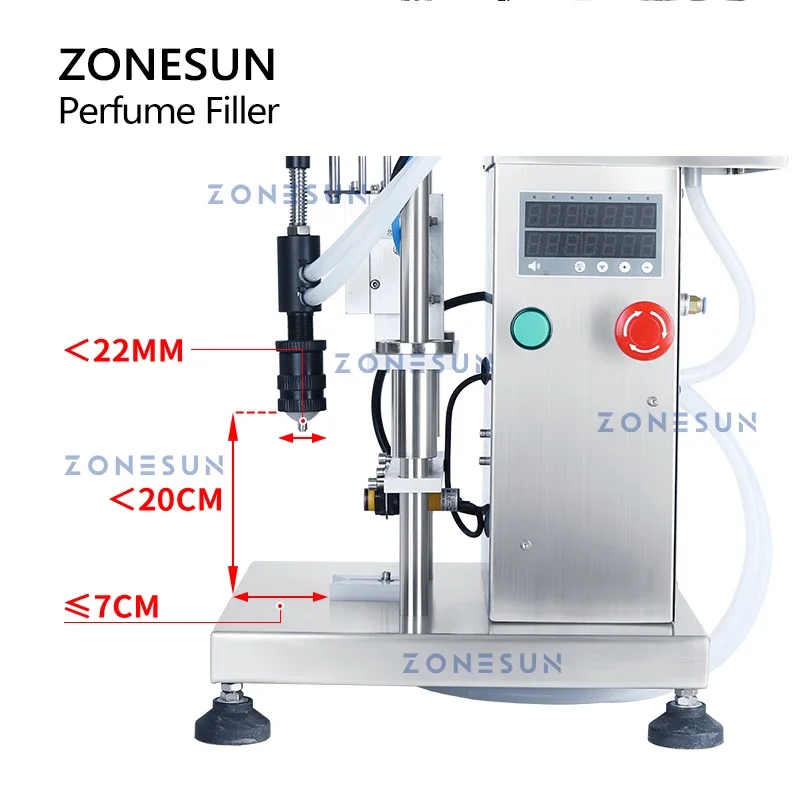 Perfume Fragrance Liquid - ZONESUN ZS-YTZL500S máquina de llenado de