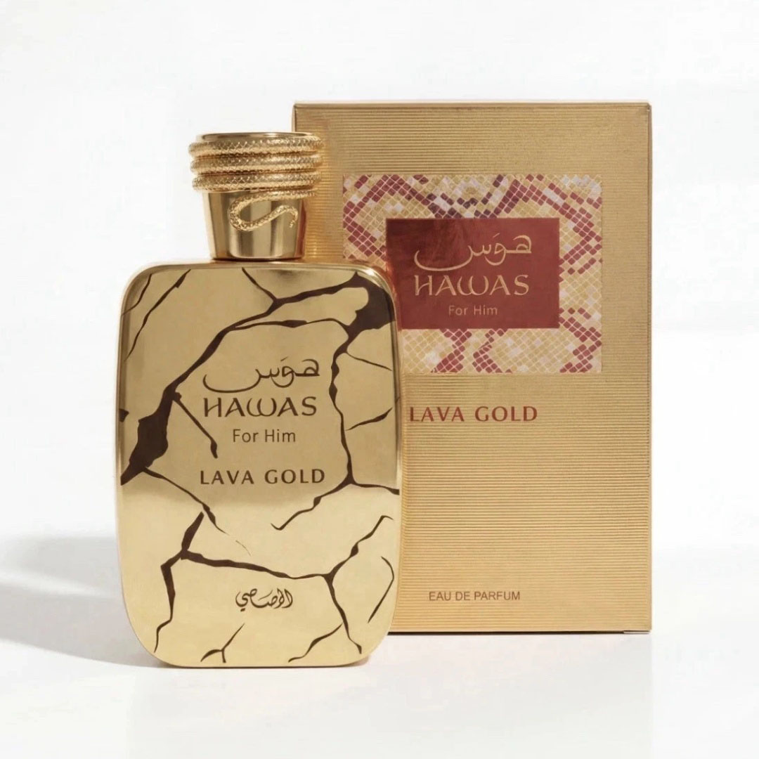 Pure Perfume Fragrance - Hawas Lava Gold de Rasasi, Perfume