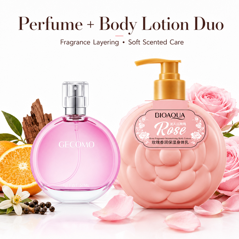 Perfume Fragrance Lotion - Set de Perfume GECOMO para Mujer