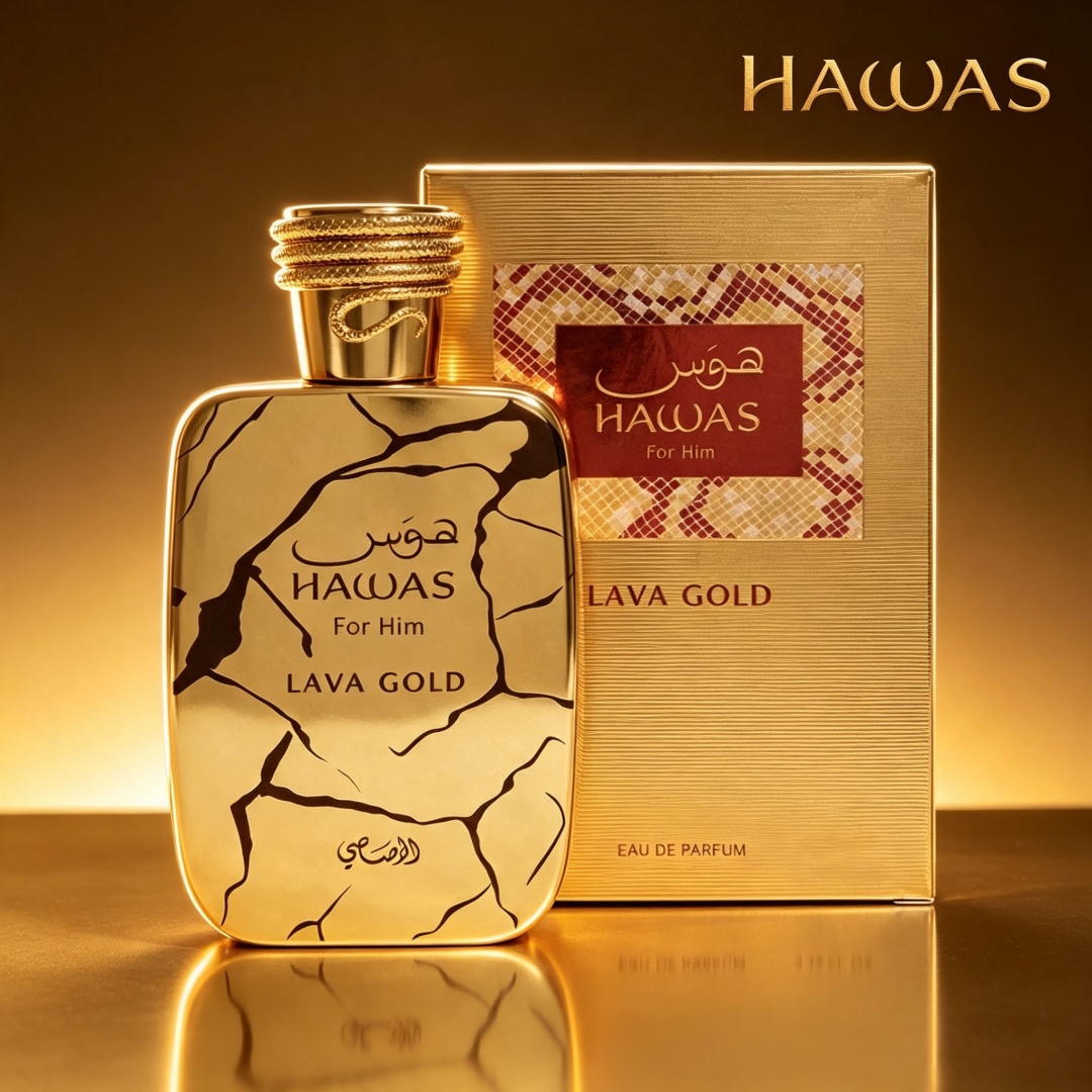 Hawas Lava Gold de Rasasi, Per - Pure Perfume Fragrance reseña y precio
