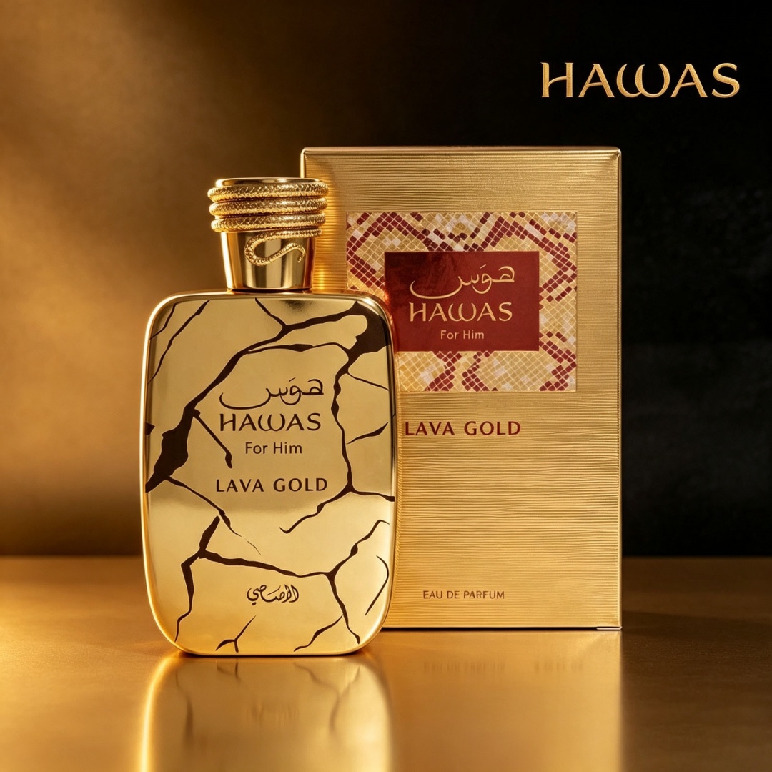 Hawas Lava Gold de Rasasi, Per - Pure Perfume Fragrance reseña y precio