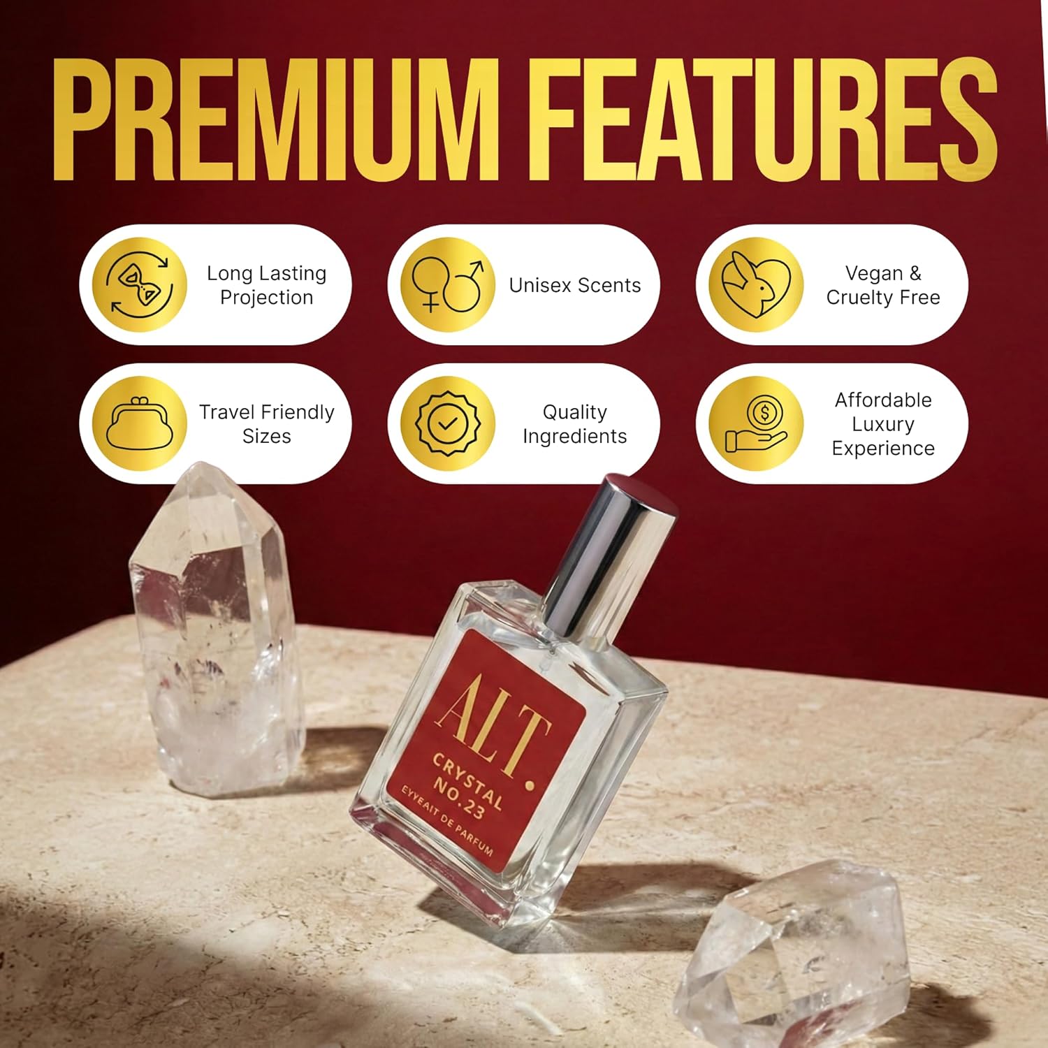 ALT. Fragancias Crystal No. 23 - Pure Perfume Fragrance reseña y precio